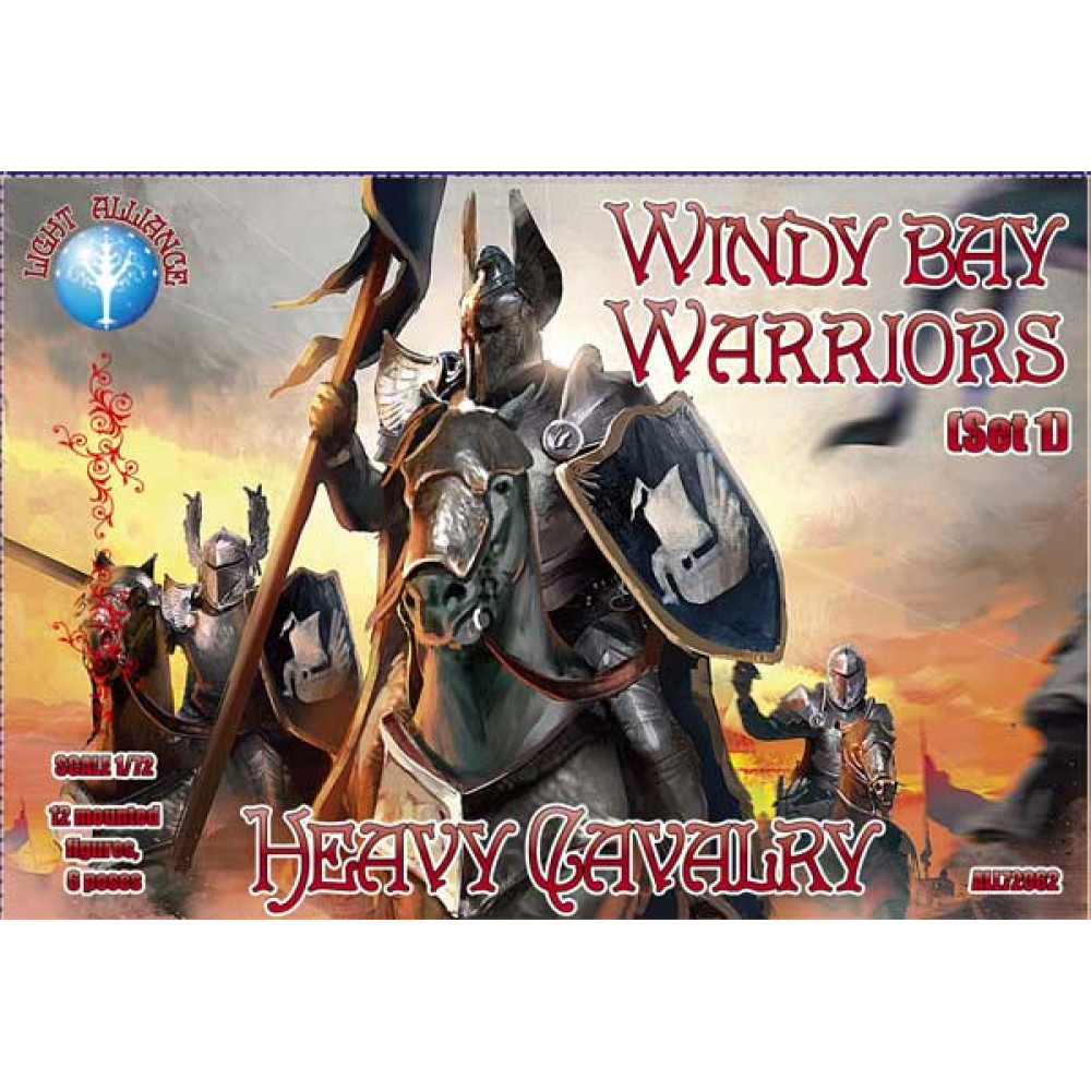 Windy Bay Warriors (набір 1) Важка кавалерія  (12 фігурок) 1/72 Alliance 72062