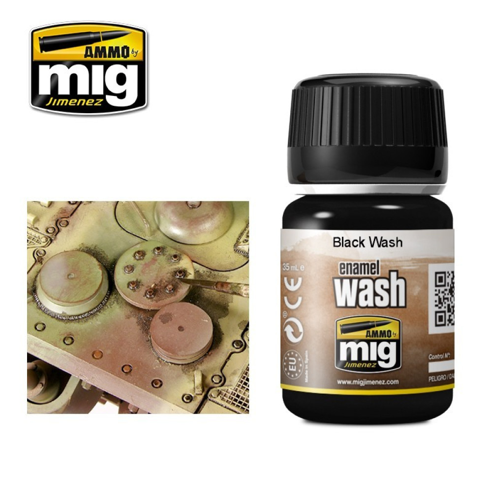 Black WASH  Ammo Mig 1011