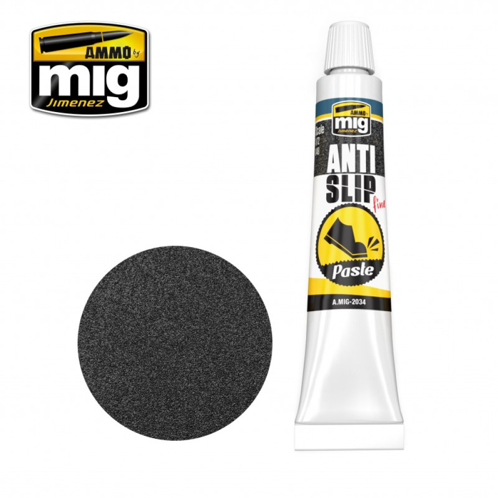 ANTI-SLIP PASTE - BLACK COLOR FOR 1/72 & 1/48 20 ml Ammo Mig AMIG2034