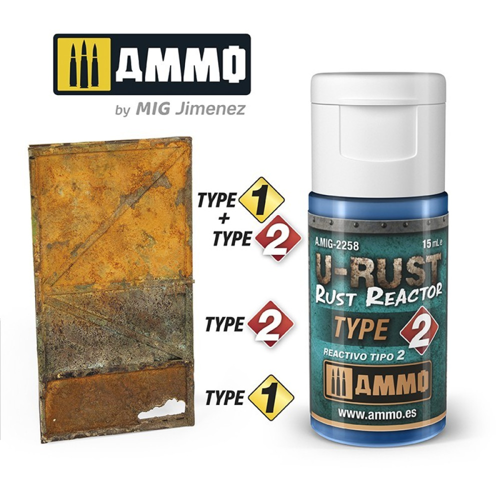 U-RUST Rust Reactor Type 2 (15ml)  Ammo Mig  A.MIG-2258