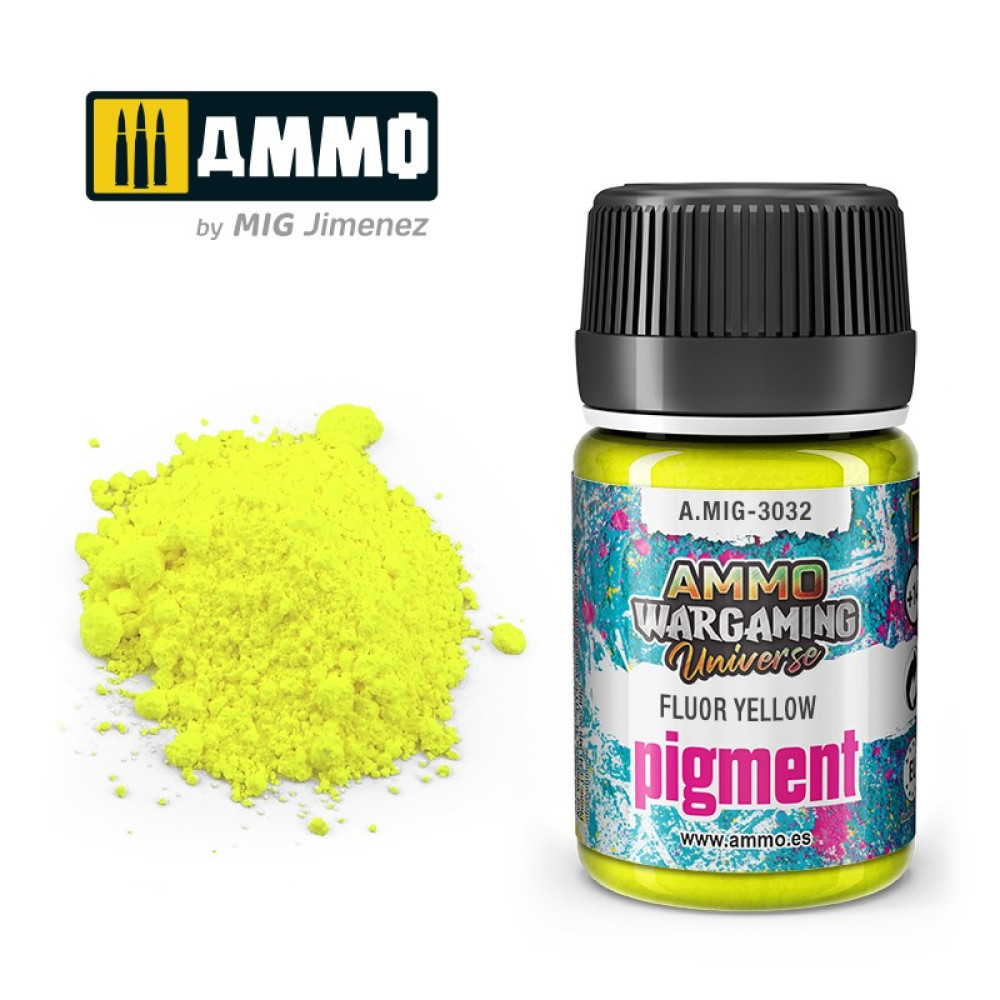 Pigment Fluor Yellow  Ammo Mig  3032