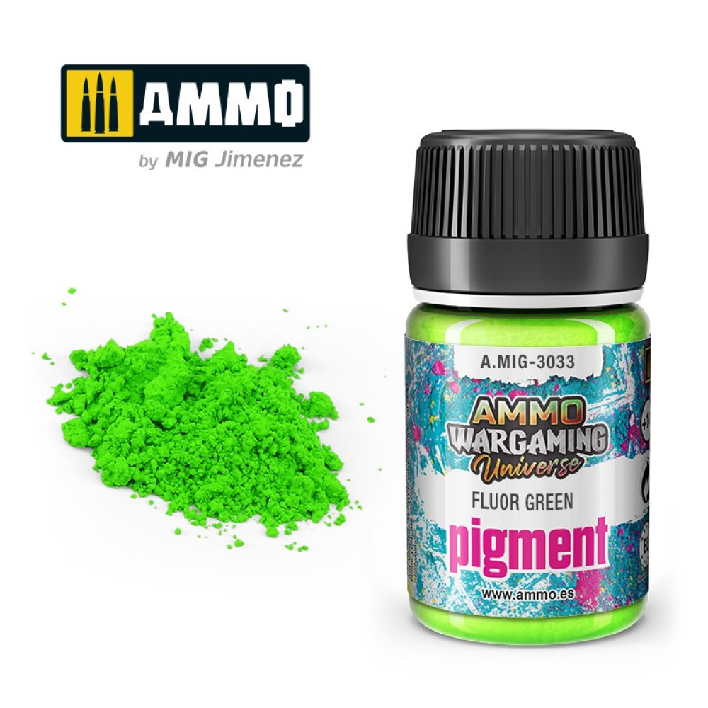 Pigment Fluor Green  Ammo Mig  3033
