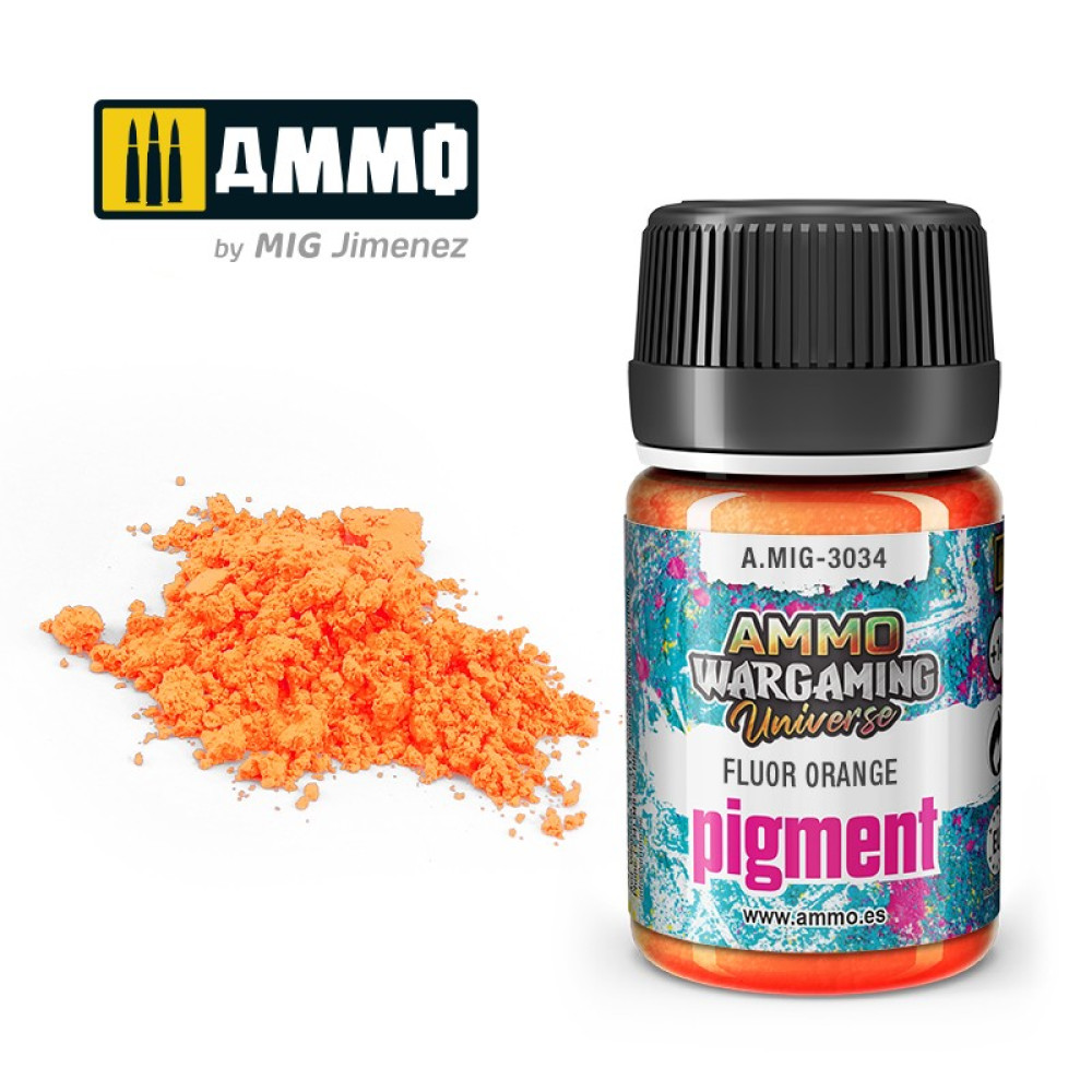 Pigment Fluor Orange  Ammo Mig  3034