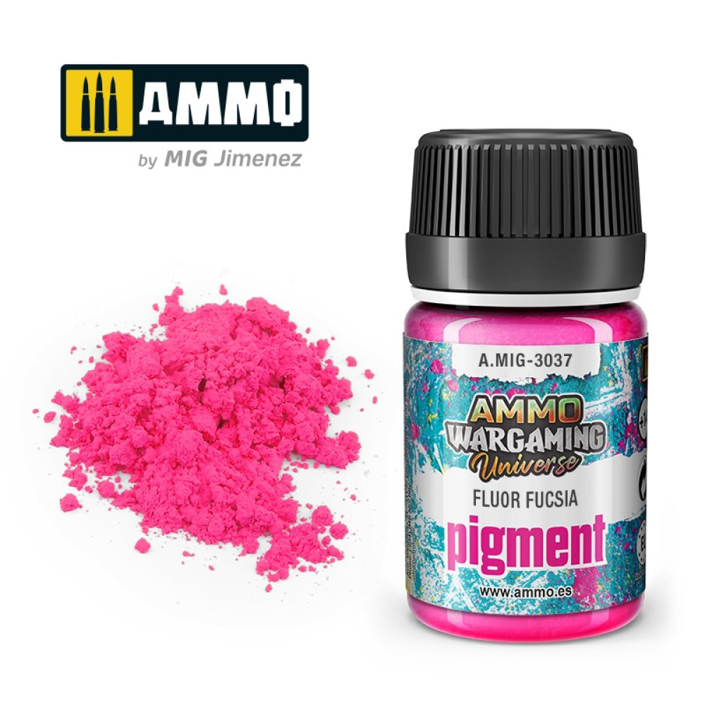 Pigment Fluor Fucsia   Ammo Mig  3037