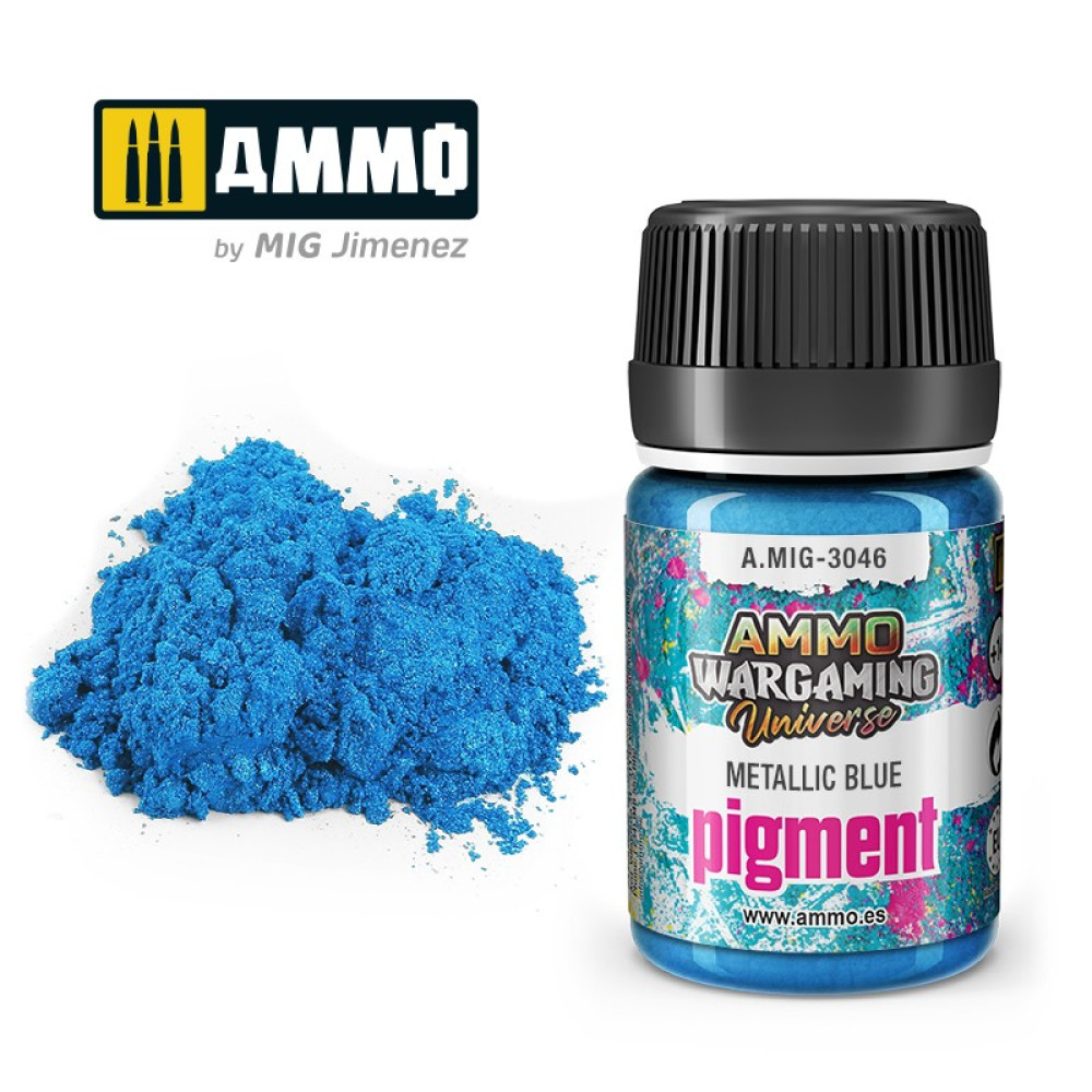 Pigment Metallic Blue  Ammo Mig  3046