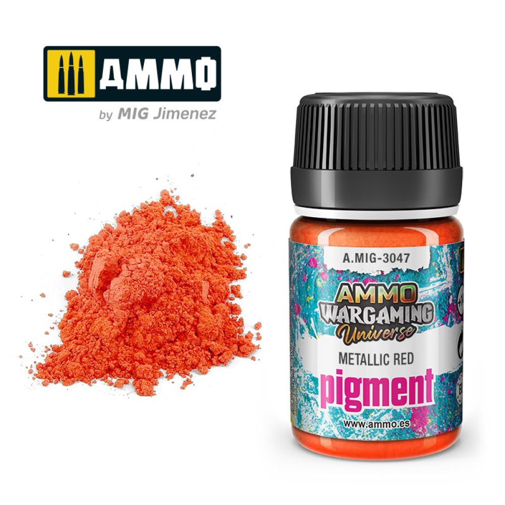 Pigment Metallic Red  Ammo Mig  3047