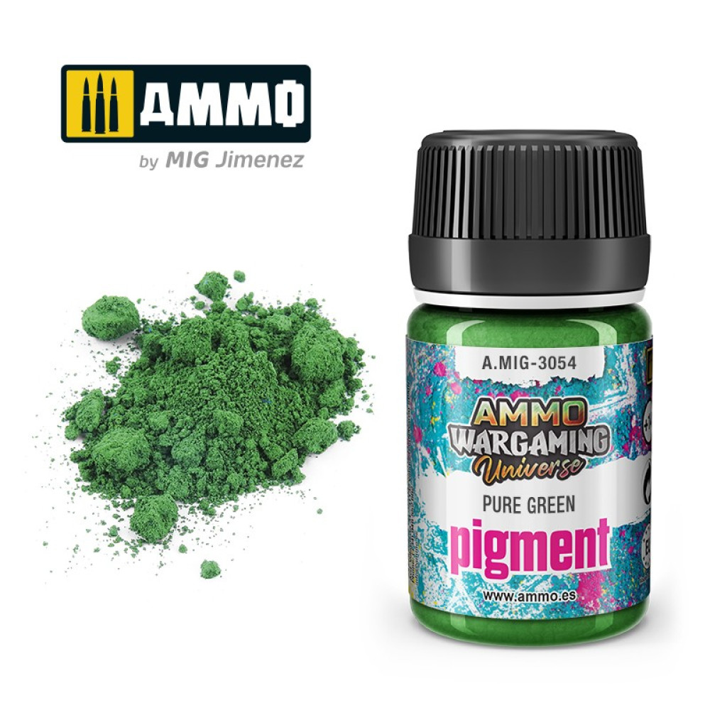 Pigment Pure Green   Ammo Mig  3054