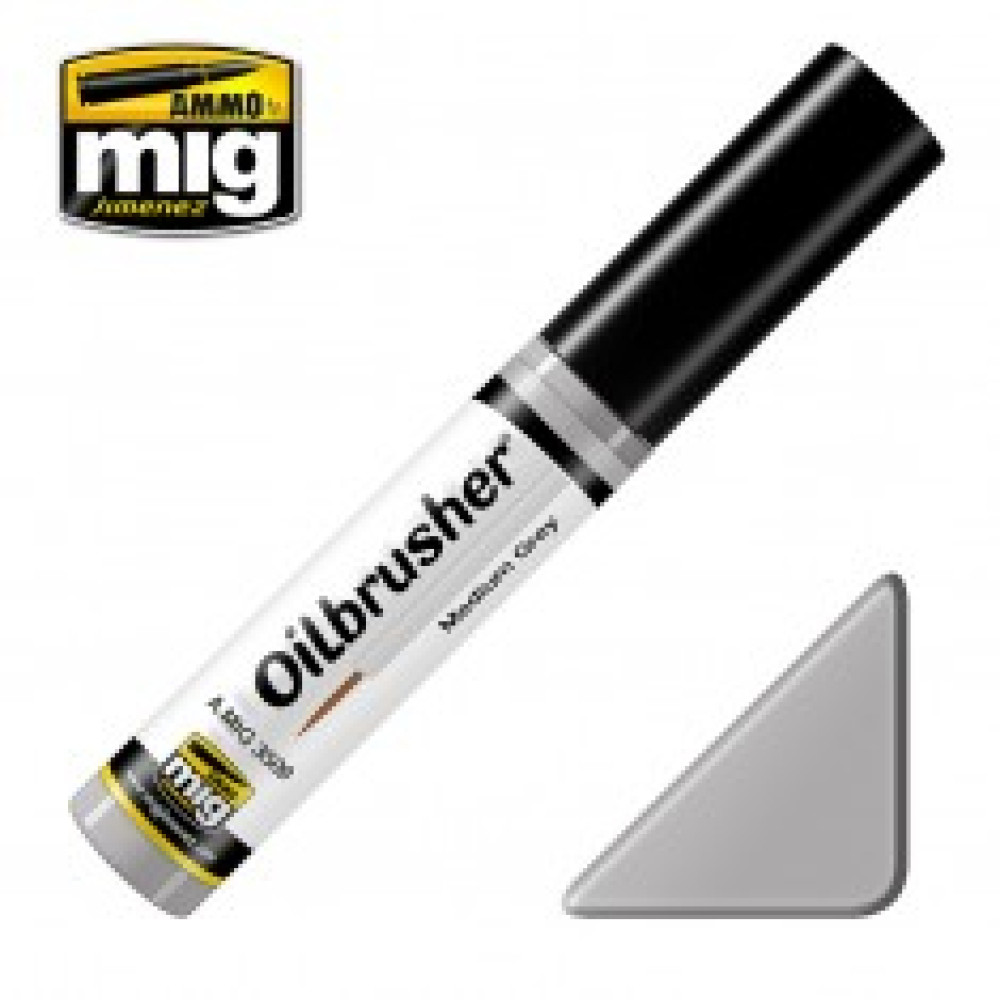 MEDIUM GREY - OILBRUSHER   