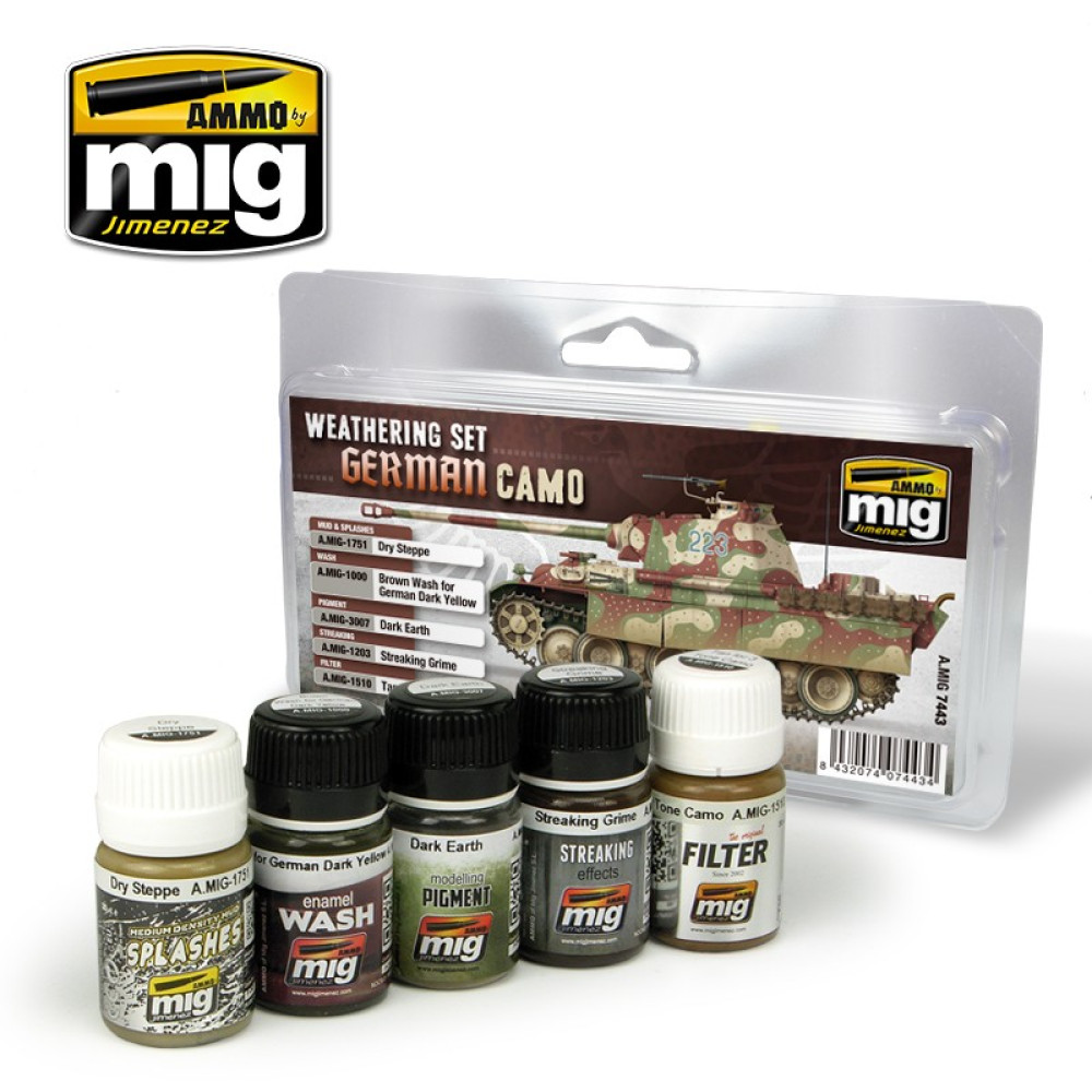 GERMAN CAMOUFLAGE - Mud & Earth Set   Ammo Mig  amig7443