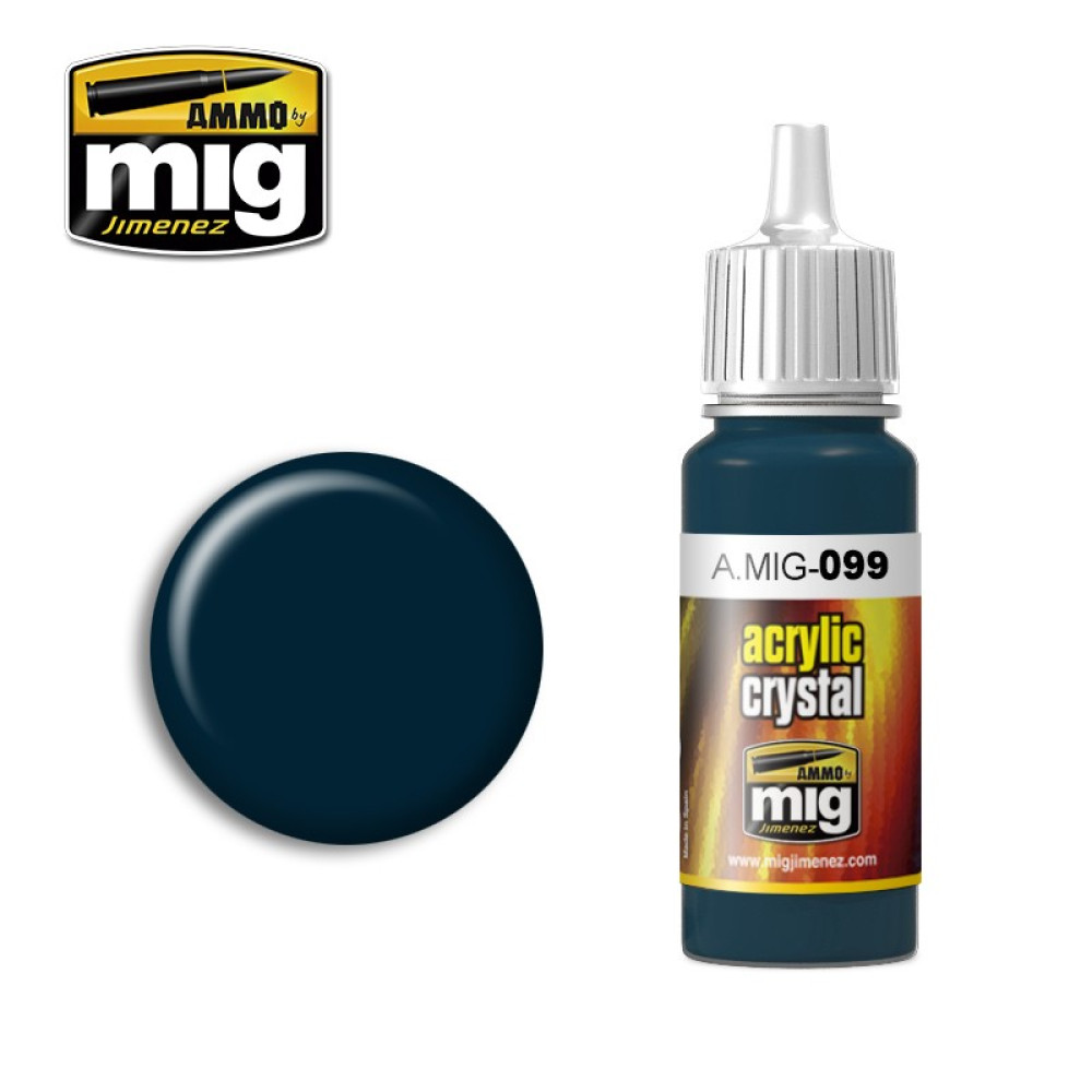 CRYSTAL BLACK BLUE AMIG0099 AmmoMig (17ml)