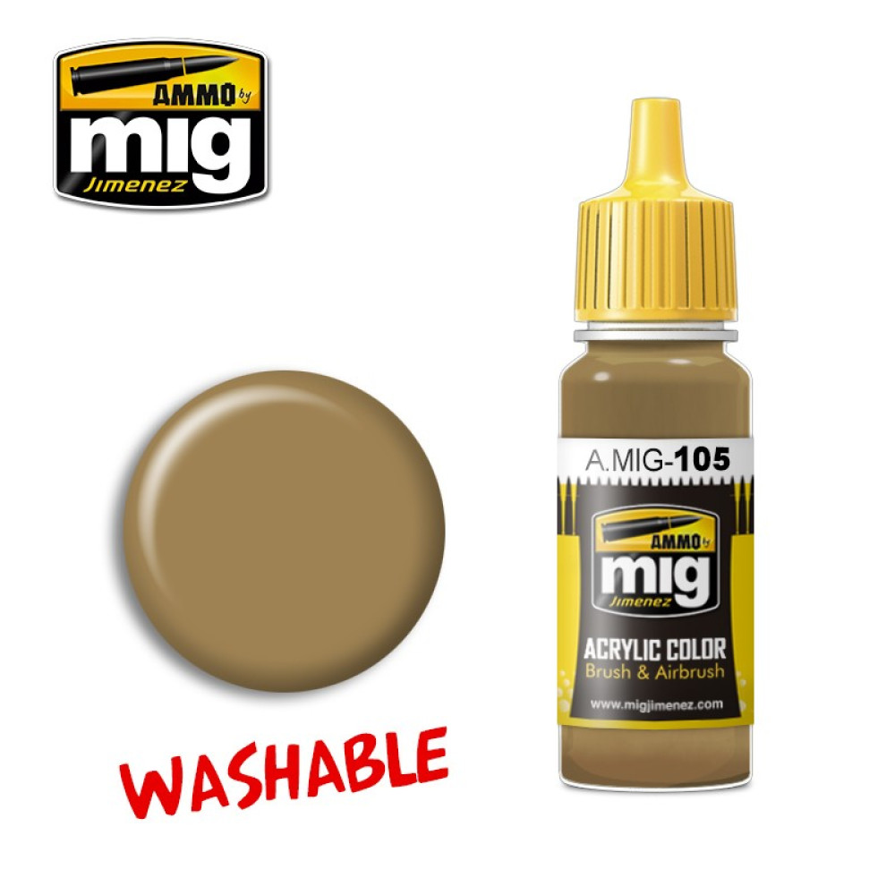 WASHABLE DUST (RAL 8000) AMIG0105 AmmoMig (17ml)