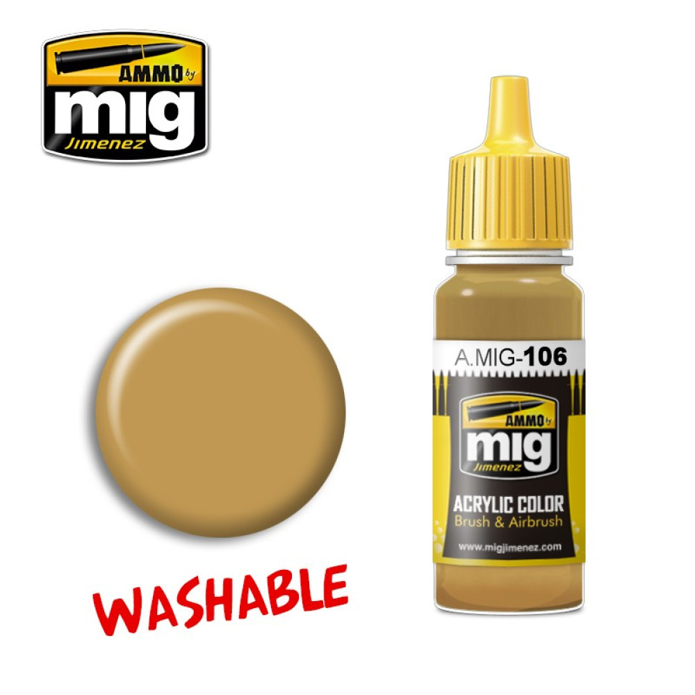 WASHABLE SAND (RAL 8020) AMIG0106 AmmoMig (17ml)