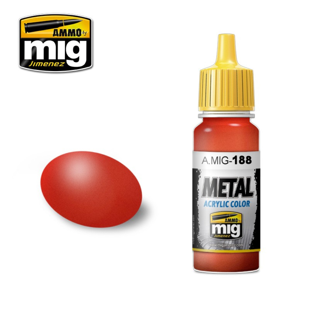 METALLIC RED AMIG0188 AmmoMig (17ml)