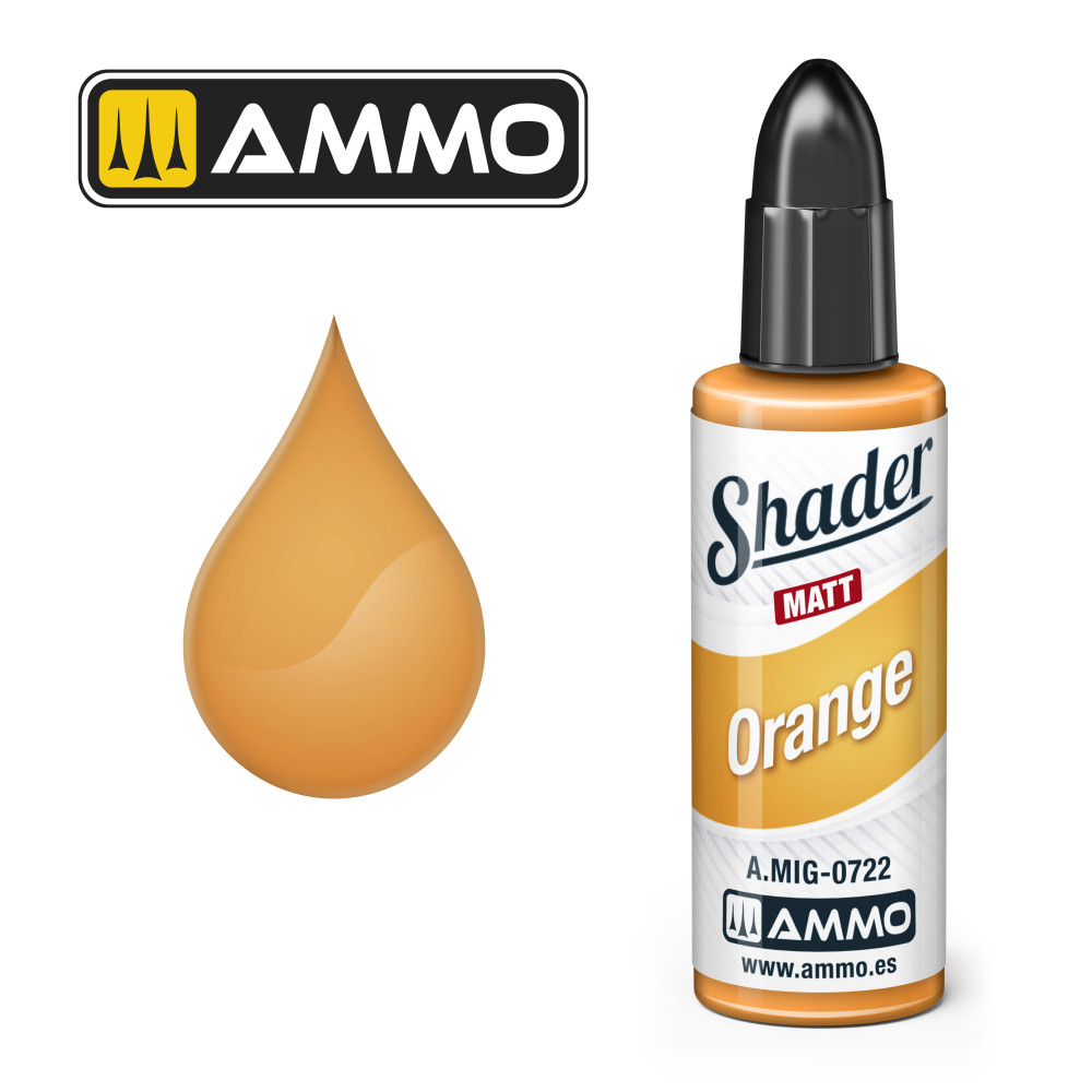 Orange MATT SHADER  AMIG0722 AmmoMig (10ml)