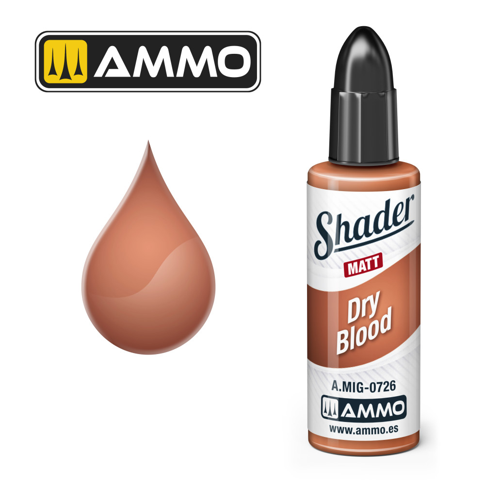 Dry Blood MATT SHADER  AMIG0726 AmmoMig (10ml)