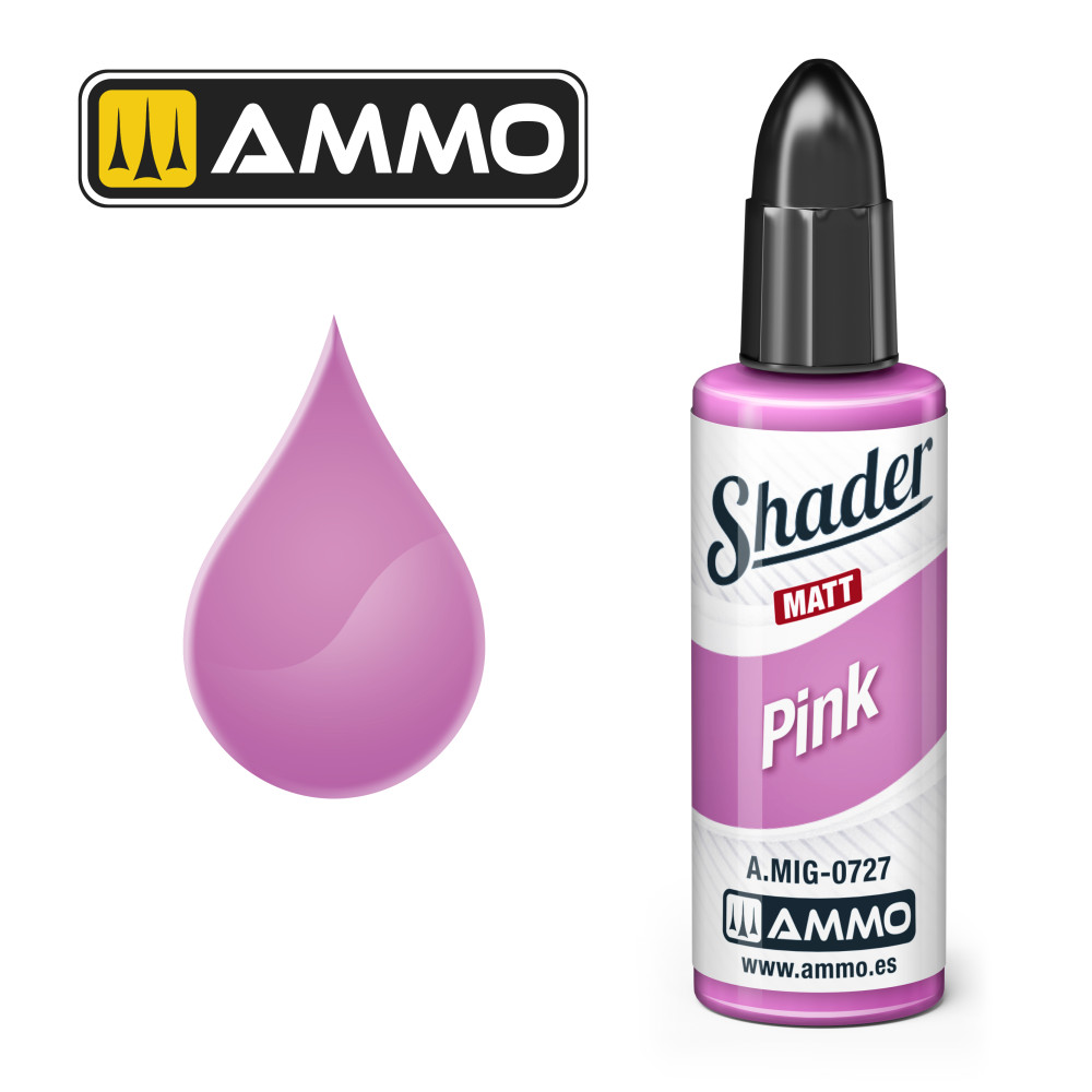 Pink MATT SHADER  AMIG0727 AmmoMig (10ml)