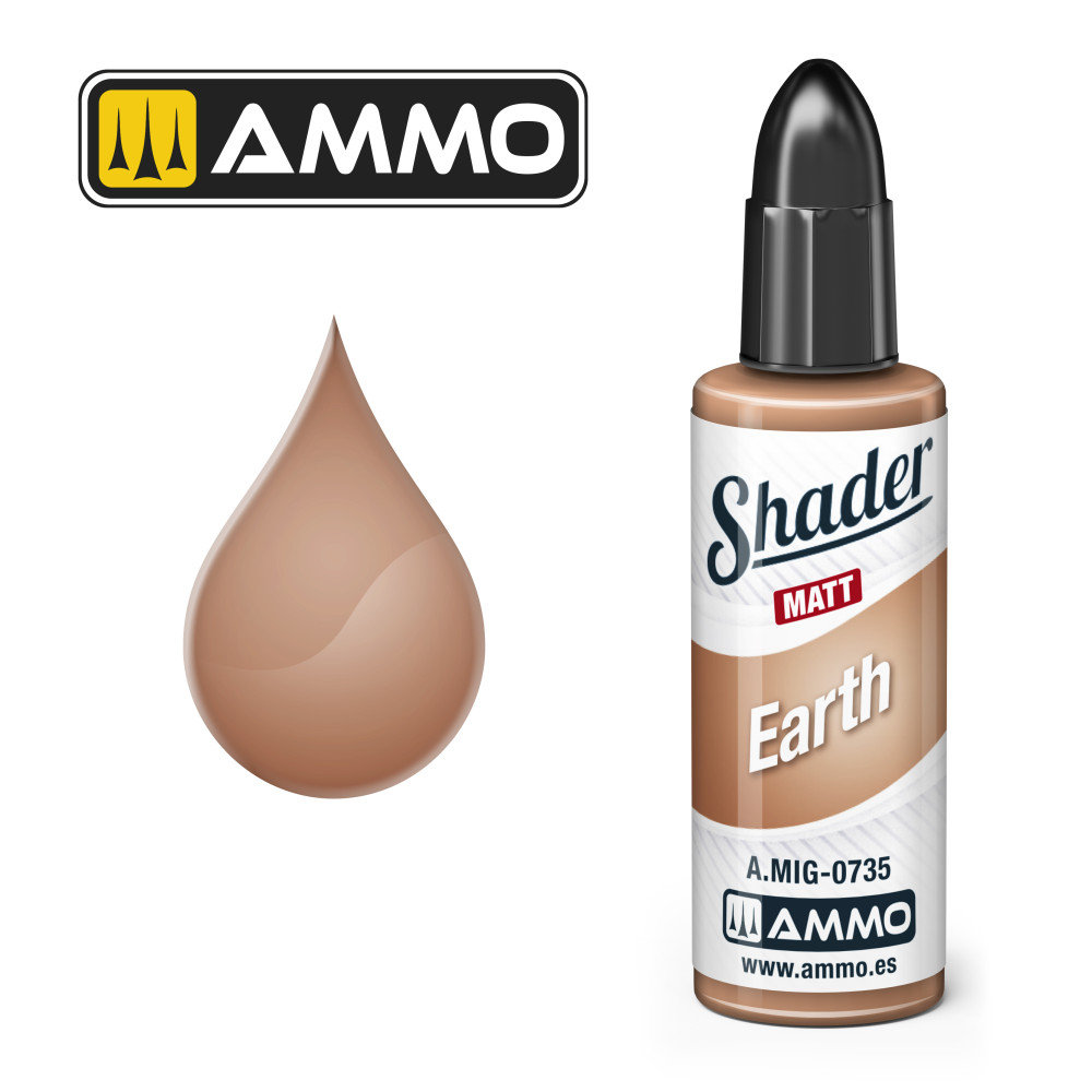 Earth MATT SHADER  AMIG0735 AmmoMig (10ml)
