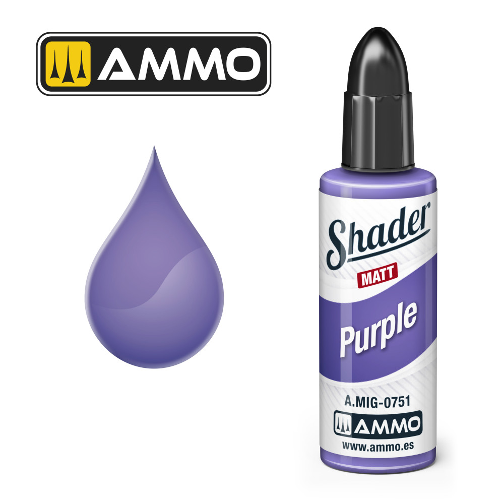 Purple MATT SHADER  AMIG0751 AmmoMig (10ml)