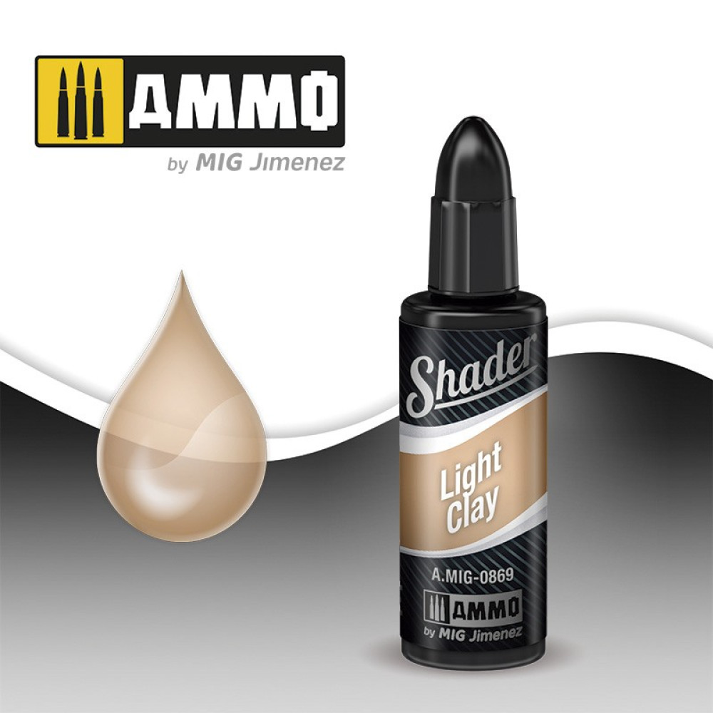 LIGHT CLAY SHADER AMIG0869 AmmoMig (10ml)