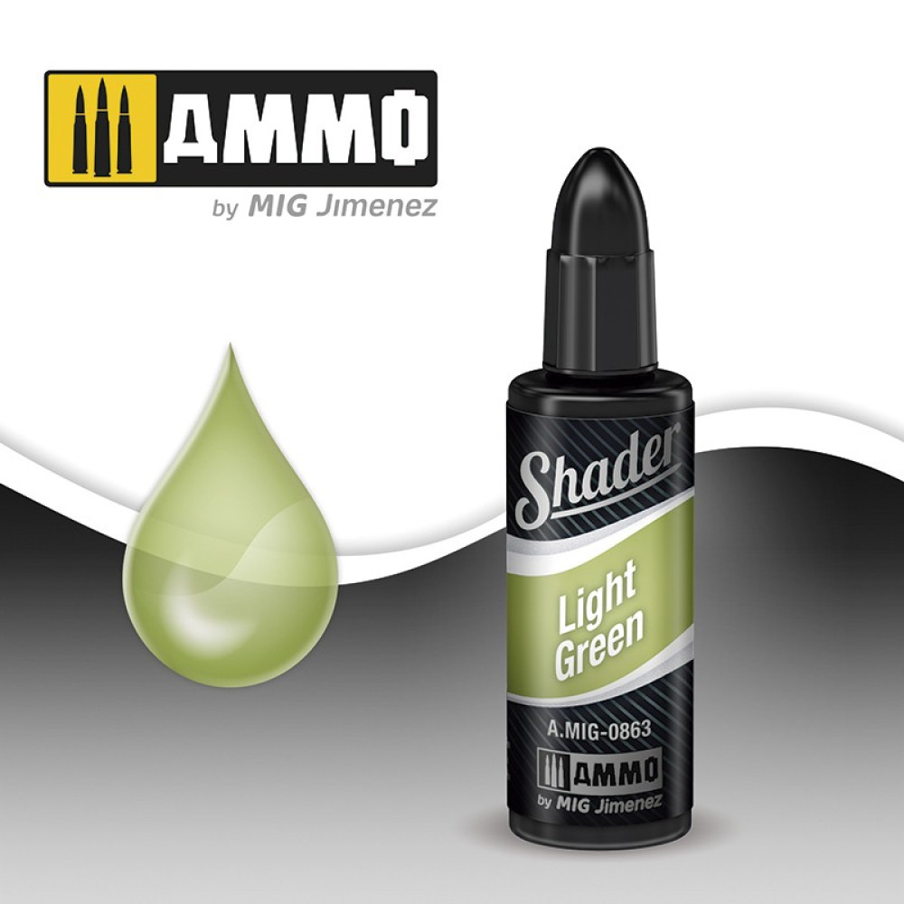 LIGHT GREEN SHADER AMIG0863 AmmoMig (10ml)