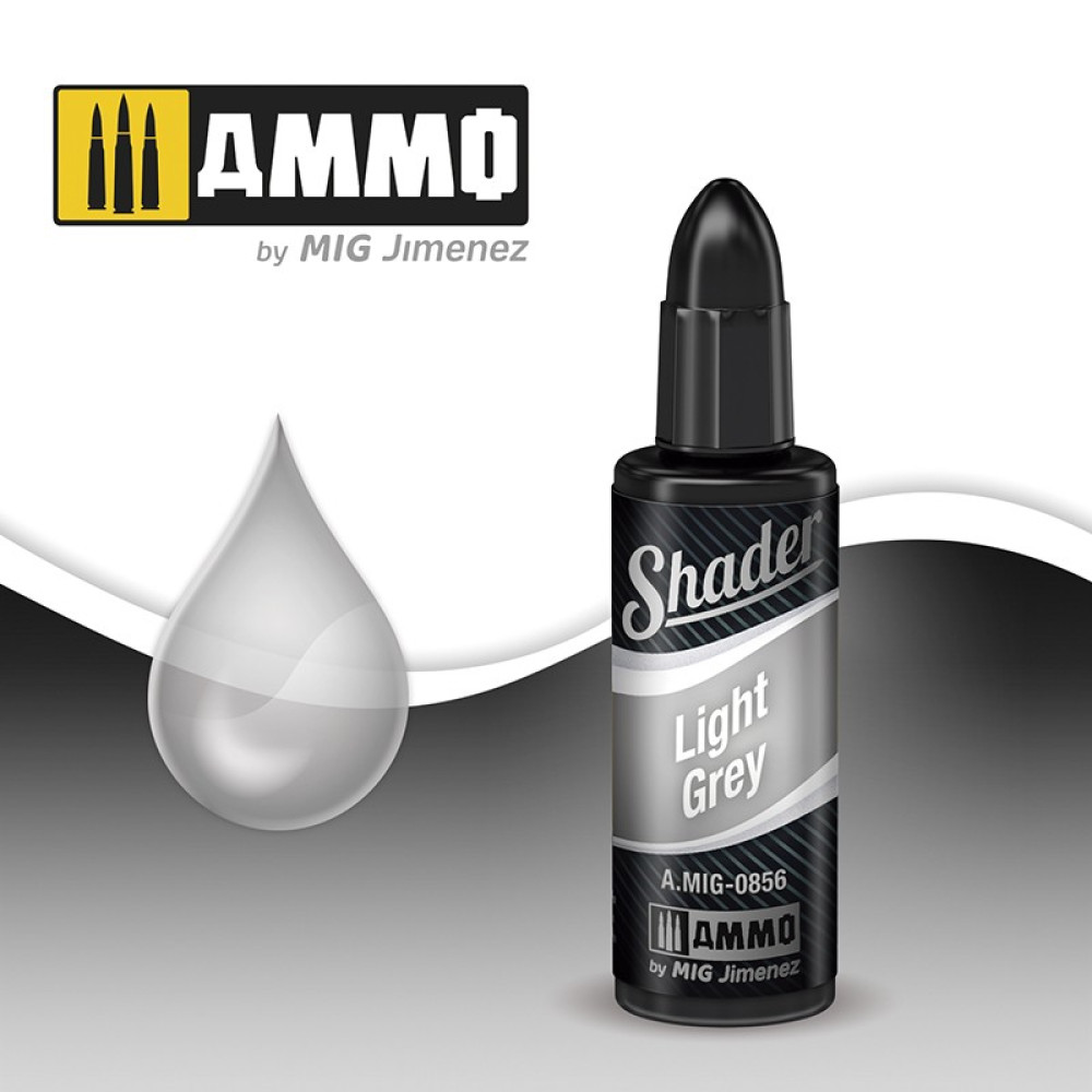 LIGHT GREY SHADER AMIG0856 AmmoMig (10ml)