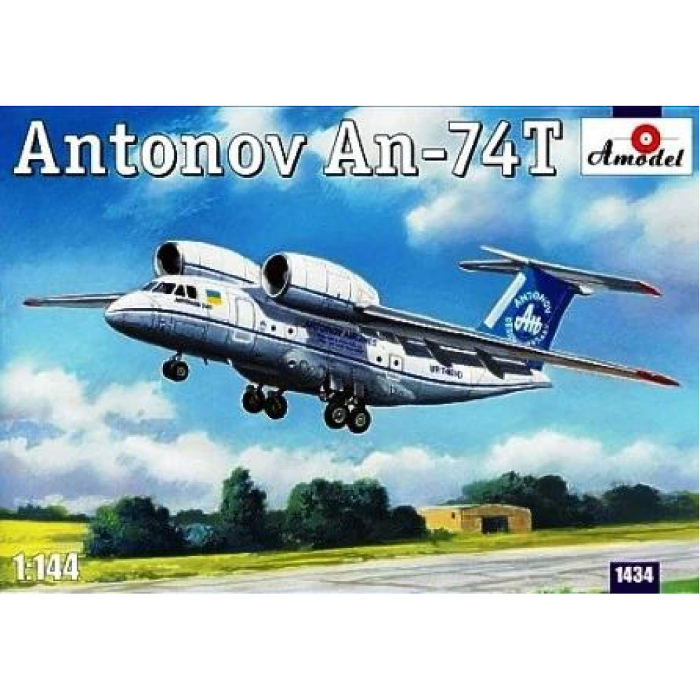 Antonov An-74T - Civil aircraft (Plastic model kit) 1/144 Amodel 1434