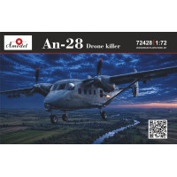 Літак Ан-28 "Вбивця дронів" 1/72 Amodel 72428 Літак Ан-28 "Вбивця дронів" 1/72 Amodel 72428