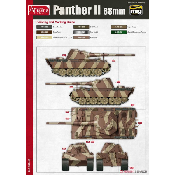  Panzerkampfwagen Panther II 1/35 Amusing Hobby  35A018