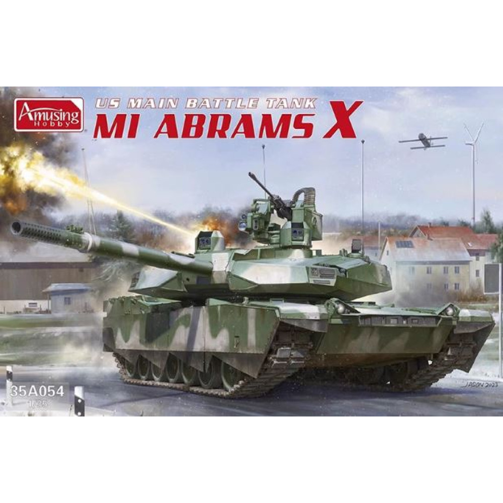 M1 Abrams X Prototype US Main Battle Tank 1/35 Amusing Hobby 35A054