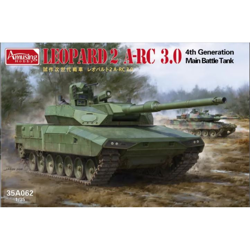 Leopard 2 A-RC 3.0 4 Generation MBT 1/35 Amusing Hobby 35A062