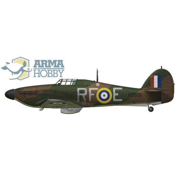 Hurricane Mk I - 303 Squadron PAF - Model Kit! 1/72 Arma Hobby 70020