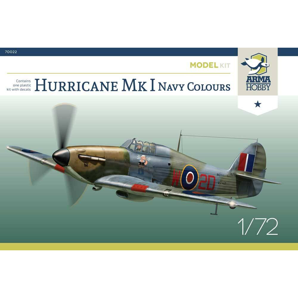 Hurricane Mk I Navy Colours - Model Kit! 1/72 Arma Hobby 70022