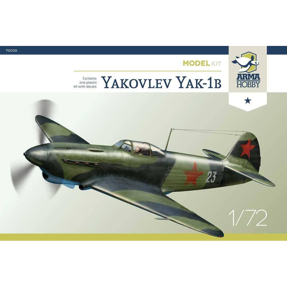 Yakovlev Yak-1b Model Kit 1/72 Arma Hobby 70028
