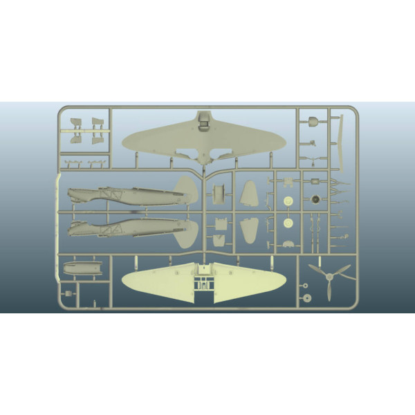 Yakovlev Yak-1b Model Kit 1/72 Arma Hobby 70028