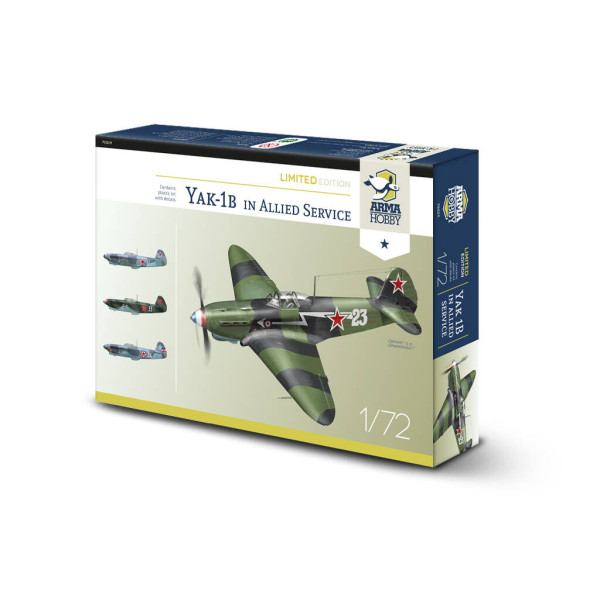 Yak-1b Allied Fighter Limited Edition! 1/72 Arma Hobby 70029