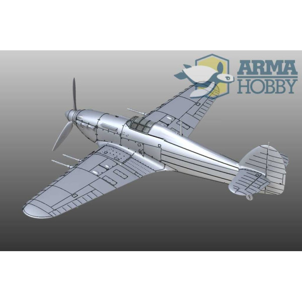 Hurricane Mk IIc Model Kit! 1/72 Arma Hobby 70036