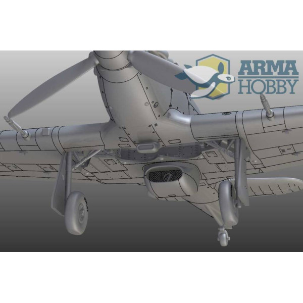 Hurricane Mk IIc Model Kit! 1/72 Arma Hobby 70036