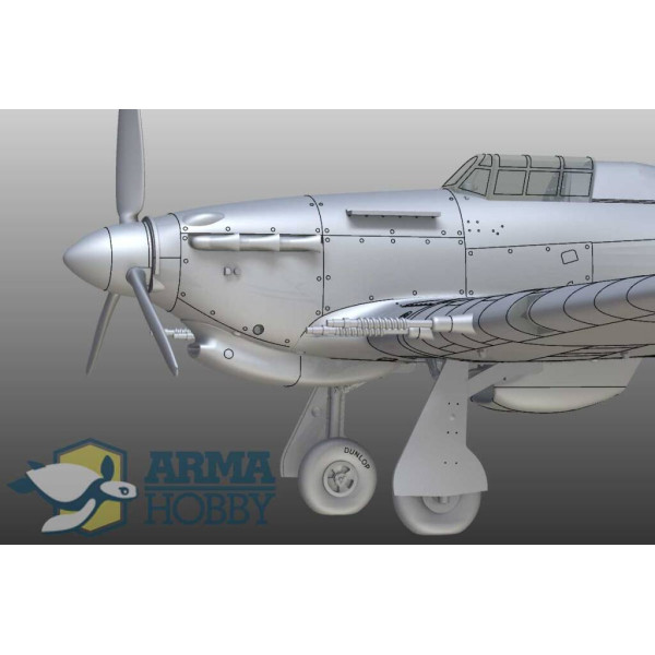 Hurricane Mk IIc Model Kit! 1/72 Arma Hobby 70036