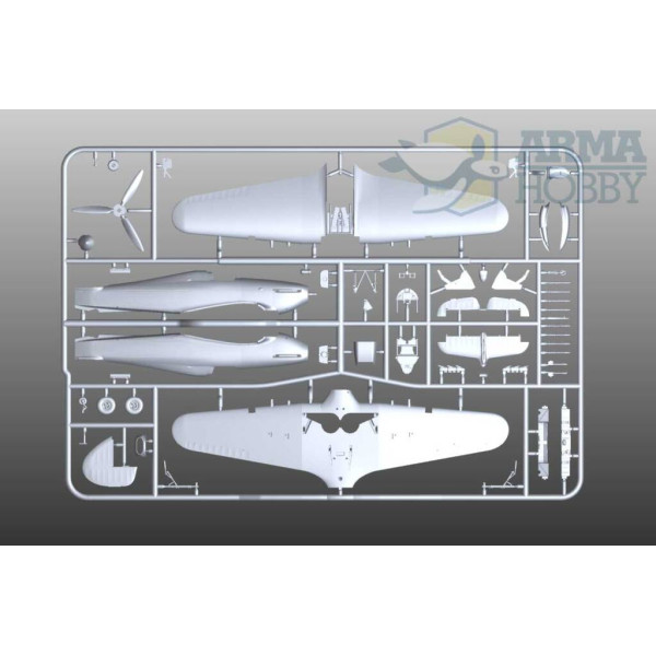 Hurricane Mk IIc Model Kit! 1/72 Arma Hobby 70036