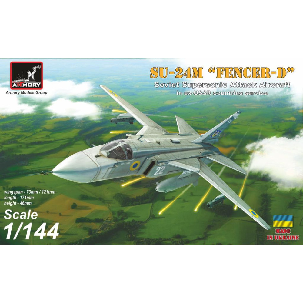  Sukhoj Su-24M "Fencer" in ex-USSR countries service: USSR, Ukraine, Belarus' 1/144 Armory models AR14702