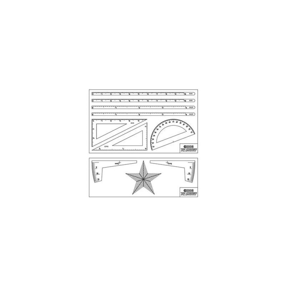 Transparent flexible rulers on film 1/72 Armory models AR SBXX02