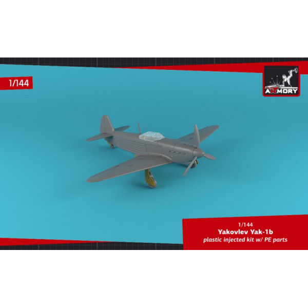 Yakovlev Yak-1b early, Soviet WWII fighter 1/144 Armory models AR14310