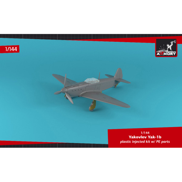 Yakovlev Yak-1b Donated Airplanes, Soviet WWII fighter  1/144 Armory models AR14312