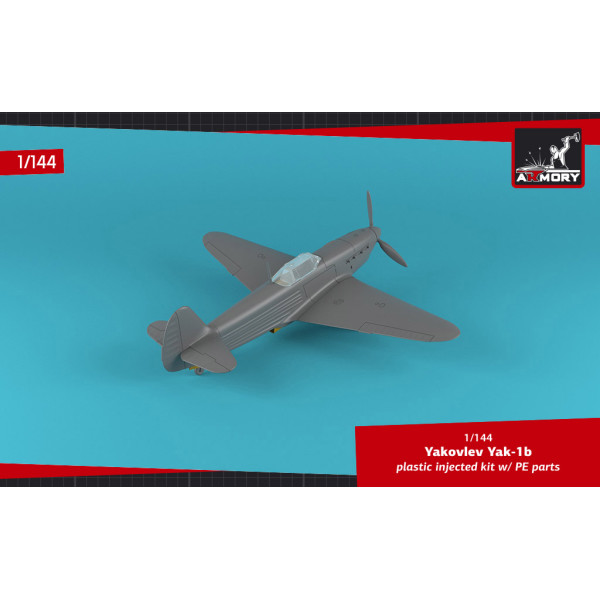 Yakovlev Yak-1b Donated Airplanes, Soviet WWII fighter  1/144 Armory models AR14312