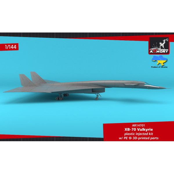 XB-70 Valkyrie Експериментальний надзвуковий стратегічний бомбардувальник  1/144 Armory models AR14701