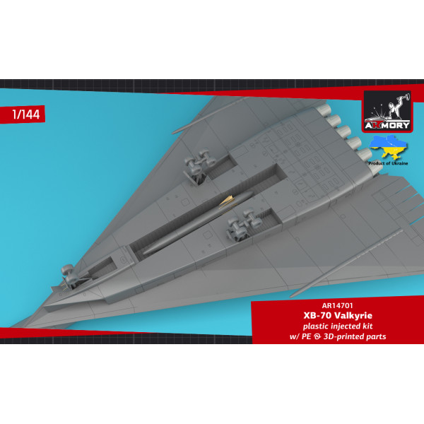 XB-70 Valkyrie Експериментальний надзвуковий стратегічний бомбардувальник  1/144 Armory models AR14701