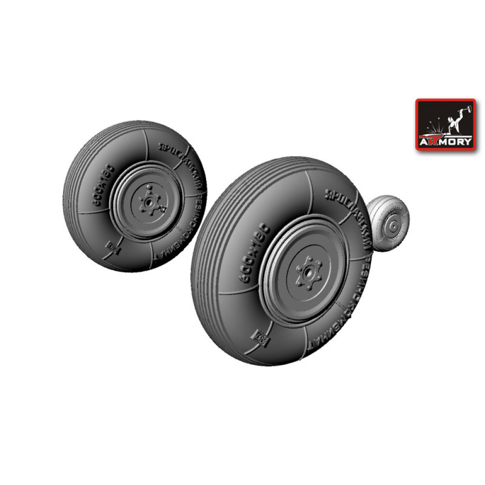 Yakovlev Yak-3 wheels 1/48 Armory Models  AR AW48004