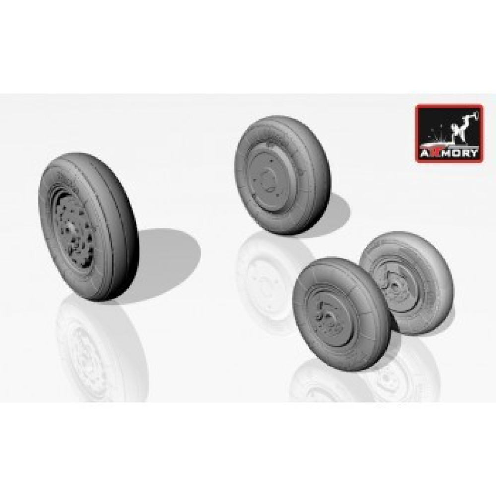 Sukhoj Su-7B (late)/BM/BMK wheels   1/48 Armory Models  AR AW48006