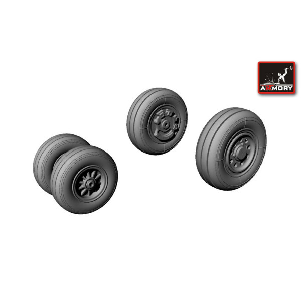 F-35C  Lightning-II wheels 1/48 Armory Models  AR AW48304