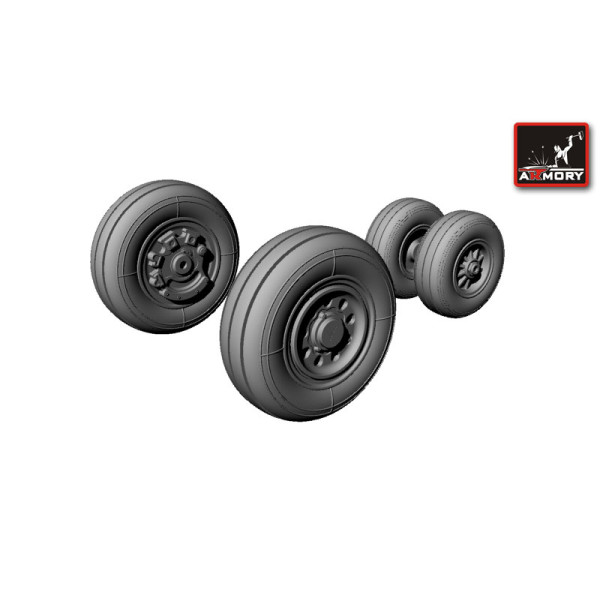 F-35C  Lightning-II wheels 1/48 Armory Models  AR AW48304